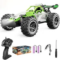 Ferngesteuertes Auto, 2,4 GHz 1:18 Proportional 2WD 20+ km/h Hobby Offroad Monster RC Truck, wasserdichte RC Truggy RTR Geländegängig Spielzeug