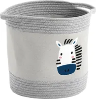 ZELLER PRESENT Aufbewahrungskorb Zebra 30x30cm