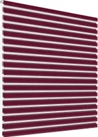 ECD Nemecko Dvojitá roleta do spálne, upínanie bez vŕtania 70 x 230 cm Bordeaux, priesvitná a zatemňujúca, duo roleta na okná a dvere