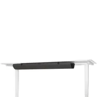 Yaasa Cable Management L Kabelkanal Schreibtisch, Grau – 116 x 29-37 x 9-16 cm – Kabelmanagement aus Filz – Desk Organizer, Schreibtisch Zubehör, Kabelwanne