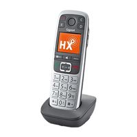 Gigaset E560HX Analoges/DECT-Telefon Schwarz Anrufer-Identifikation - Plug-Type C (EU)