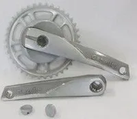Kettenradgarnitur 38Z Gazelle 170mm für Vierkantachse - Silber