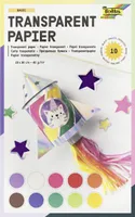 folia Transparentpapier farbsortiert 42 g/qm 10 Blatt