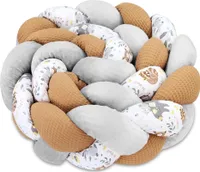 Kuschelkissen Kinder Kissen Deko 150 cm - flauschig Dekokissen Kinderzimmer Kinderkissen Zierkissen geflochten Hirsch