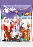 Milka Christmas Friends z alpskej mliečnej a bielej čokolády 120g