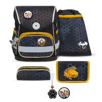 Compact Dragon Schulranzen Set 5 teilig mit extra Schlüsselanhänger