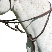 Avignon - Ringmartingal, Leder ER1183 (Pony) (Braun)