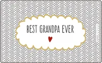 Frühstücksbrettchen Best Grandpa, Opa, Großvater Frühstücksbrett Schneidebrettchen Vesperbrett