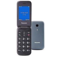 Panasonic KX-TU400 Seniorenhandy grau Klappdesign LED-Statusanzeige Notruftaste