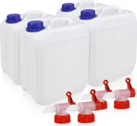 4x 5 L Kunststoff Kanister Set für Camping & Freizeit