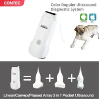 Hund Katze Handheld Veterinär-Ultraschallgerät Farbdoppler Ultraschallscanner CMS1600-VET App Android IOS