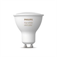 Philips hue Reflektorlampe White & Color Ambiance dimmbar weiß GU10 5,7W 350 lm warmweiß- tageslichtweiß 1 Stk - Kompatibel mit SMART HOME by hornbach