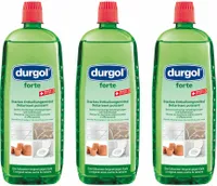 Durgol Forte Extra Starker Entkalker Set, Kaltentferner, Kalkreiniger, Kalklöser, 3x 1 L, 4-466