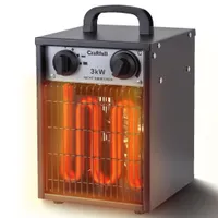 Craftfull Elektro Heizlüfter HL200 - 2000-3000 Watt - Überhitzungsschutz - Thermostat - IP24 - Tragegriff - Stufenlos - Bis zu 30 m² (3000 Watt)