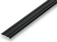 (9,80EUR/m) Übergangsprofil 25 x 900 mm schwarz selbstklebend flach Nahtdeckprofil Dehnungsfugenprofil Abdeckleiste
