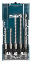 Makita 5-tlg. Steinbohrer-Set SDS-Plus Centering tip, Ø 5, 6, 8, 10 mm, Zweischneider mit Zentrierspitze