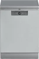 Geschirrspüler 14 Maßgedecke C Silber HygieneIntense Watersafe+ Beko BDFN26441SC
