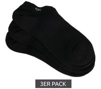 3er Pack Calvin Klein Damen Sneaker-Socken kurze Strümpfchen 701218741-001 Schwarz, Größe:39-42