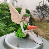 Feen Haus  Stiefel Fantasy  Figur Garten Dekoration 18 cm hoch Feen 