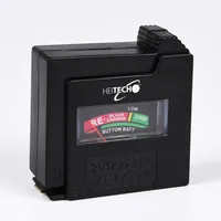HEITECH Tester dobíjacích batérií, batérií a gombíkových článkov - univerzálny tester batérií a tester dobíjacích batérií