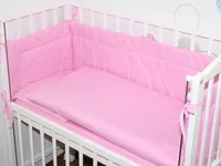 Baby Bettwäsche für Beistellbett 40x90cm Set mit Nestchen Spannbettlaken 6 teilig - D13