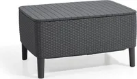 Stůl / úložný box KETER Salemo - 76 x 56 x 42 cm - grafit