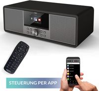 XORO HMT 600 All-in-One Stereo-Internetradio, CD Player, Spotify Connect, DAB,DAB+,FM, 20 W, FLAC,MP3,WAV,WMA, TFT-LCD