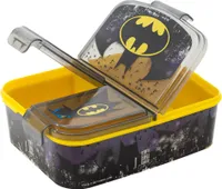 STOR Dc Comics Sandwichbox mit mehreren Fächern und Batman-Grafiken