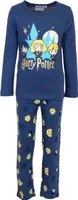 Harry Potter Nachtwäsche Schlafanzug aus Baumwolle Pyjama-Set für Kinder 6 Jahre Blau