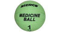 Einzelner Gummi-Medizinball 1 kg