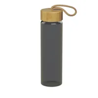 Glasflasche "Bamboo" grau