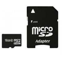 Micro-SD Karte 16 GB – Speicherkarte + Adapter