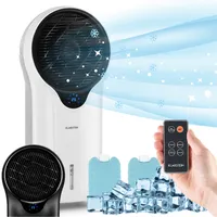 Klarstein Ventilatorkombigerät Skytower 360° Smart Luftkühler, mit  Wasserkühlung & Eis mobil Klimagerät ohne Abluftschlauch