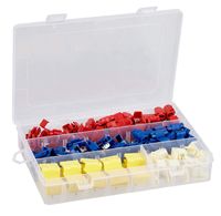 baytronic 105x Schnellverbinder 40x blau, 40x rot, 10x gelb, 15x weiß in praktischer Box