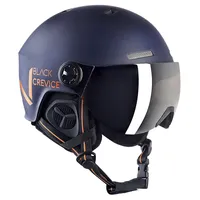 Black Crevice - Sölden- Skihelm mit Visier - navy orange, Größen:S