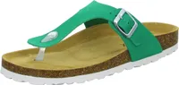 BOXX Damen-Pantolette mit Tieffußbett Esmeraldo-Grün, Farbe:grün, EU Größe:40