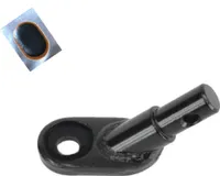 Fahrradanhängerkupplung Adapter Fahrrad Anhänger Kupplung inkl. 1 x Schlauchflicken