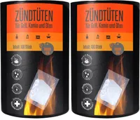2x100 Anzündtüten in der Dose