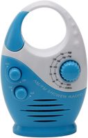 Badezimmer-Duschradio, wasserdichtes Mini-AM-FM-Radio mit oberem Griff, Lautsprecher mit einstellbarer Lautstärke, für Duschraum, Schlafzimmer, Familienbad (Blau)