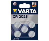 VARTA Lithium Knopfzelle "Electronics" CR2025 5er Pack