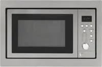 Mikrofalówka do zabudowy Exquisit EMW 2539.1 Hi | konwekcja i grill | maks. 2500 W | przestrzeń do gotowania 25 l | front ze stali nierdzewnej i szkła