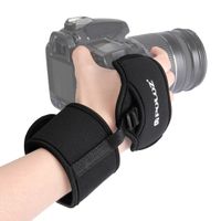 Kamera-Gurt Handschlaufe gepolstert Handgelenk Befestigung Universal für DSLR Neopren Schwarz