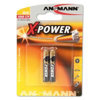 ANSMANN Alkaline Batterie "X POWER" AAAA 2er Blister