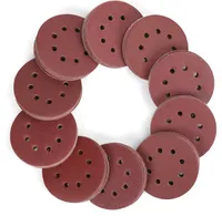WORKPRO 150 Stück Schleifpapier 125mm Klett, Körnung 60/80/100/150/180/240/320/400/600 für Exzenterschleifer