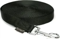 Mystique® Nylon Schleppleine 20mm schwarz 12,5m mit HS