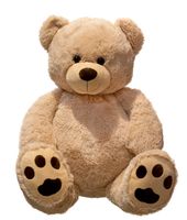 Teddybär Kuschelbär rosa mit Schleife 50 cm groß Plüschbär Kuscheltier 