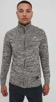 SOLID SDPomeroy Herren Strickjacke Cardigan Grobstrick Pullover mit Stehkragen Reißverschluss 100% Baumwolle Regular fit