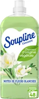 Weicher Weichspüler pflanzlichen Ursprungs. Noten von weißen Blumen SOUPLINE 1,2 L