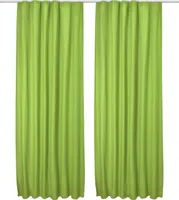 2er Set Beautissu Kräuselband Vorhang Amelie Luna thermo 140x245cm
