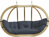 Hängesessel ohne Gestell Amazonas Globo Royal Chair Kissen anthracite